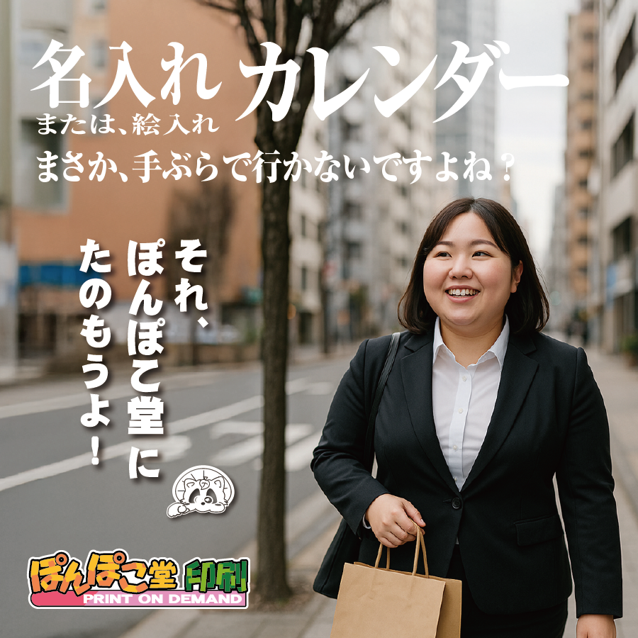 
名入れ・絵入れ カレンダー印刷
